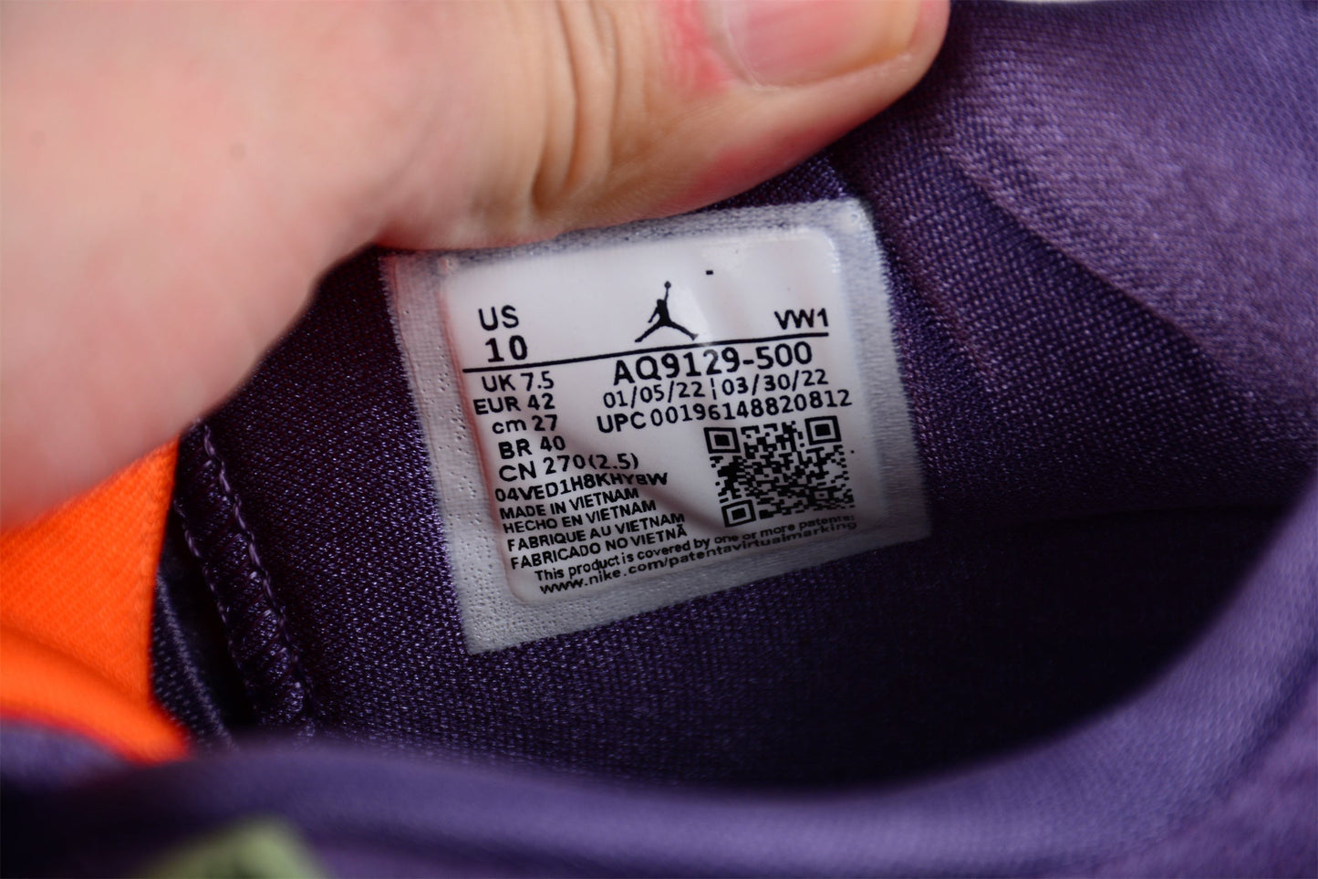 AJ 4 Canyon Purple