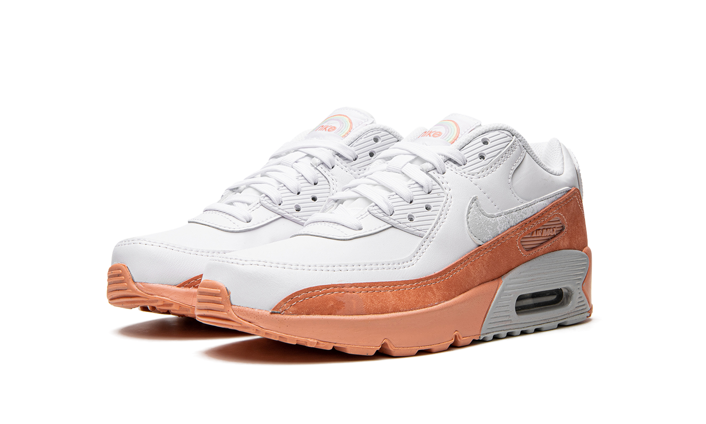 Air Max LTR 90 GS "White Light Madder Root" DM0956 100