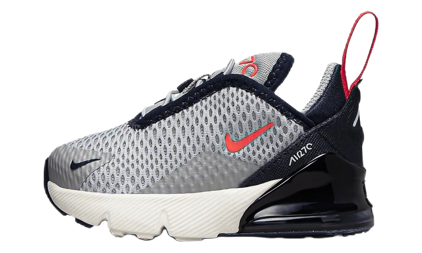 Air Max 270 TD "Light Smoke Grey Bright Crimson" DD1646 028