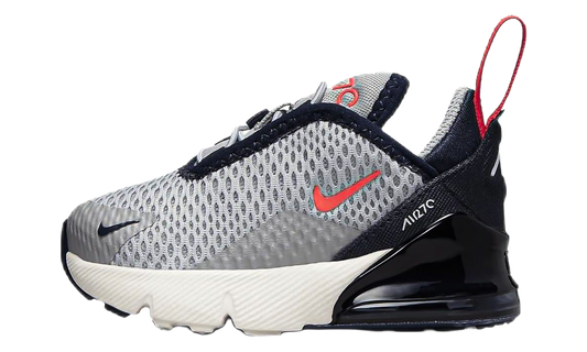 Air Max 270 TD "Light Smoke Grey Bright Crimson" DD1646 028