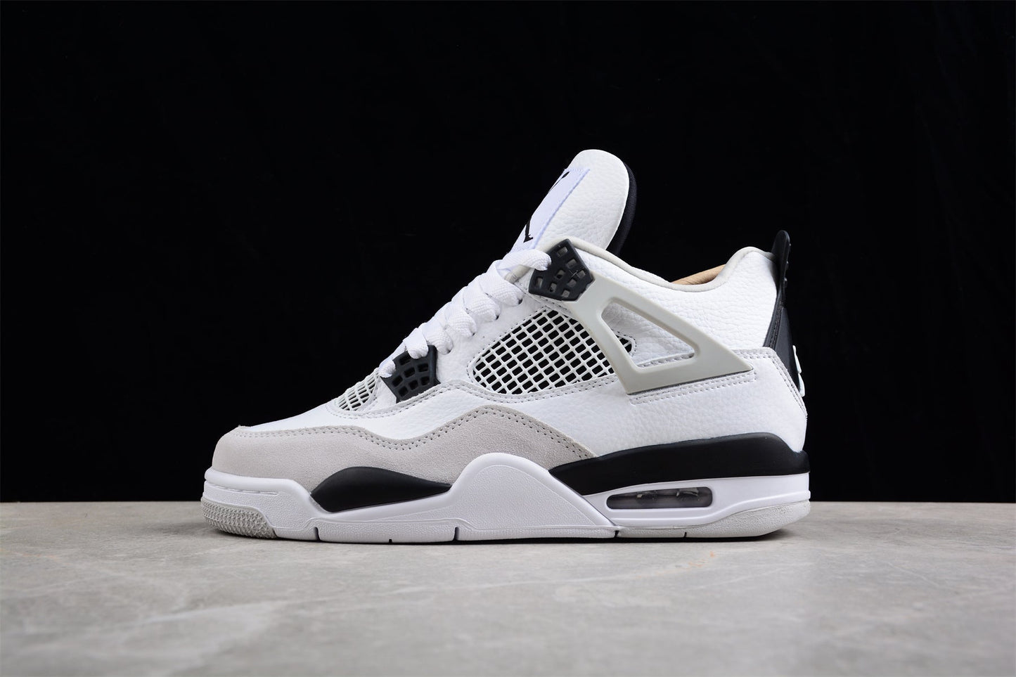 AJ 4 Military Black