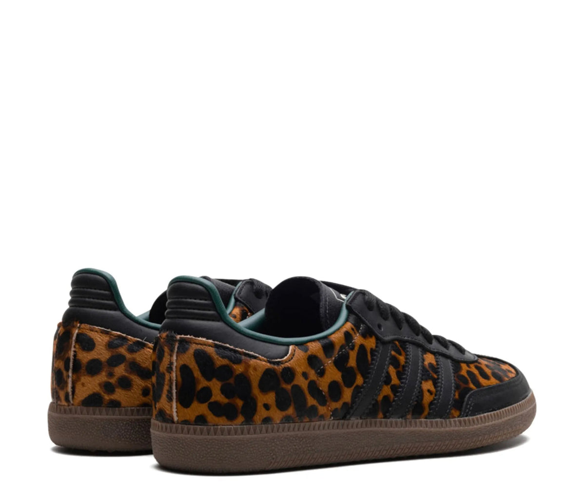 Wmns Adidas Samba OG 'Black Green Leopard'