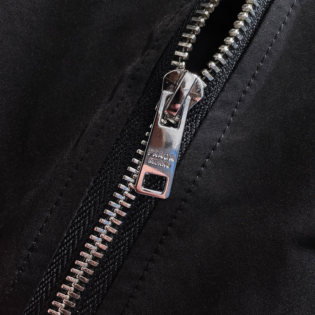 Prada Black/White Jacket with Re-Nylon