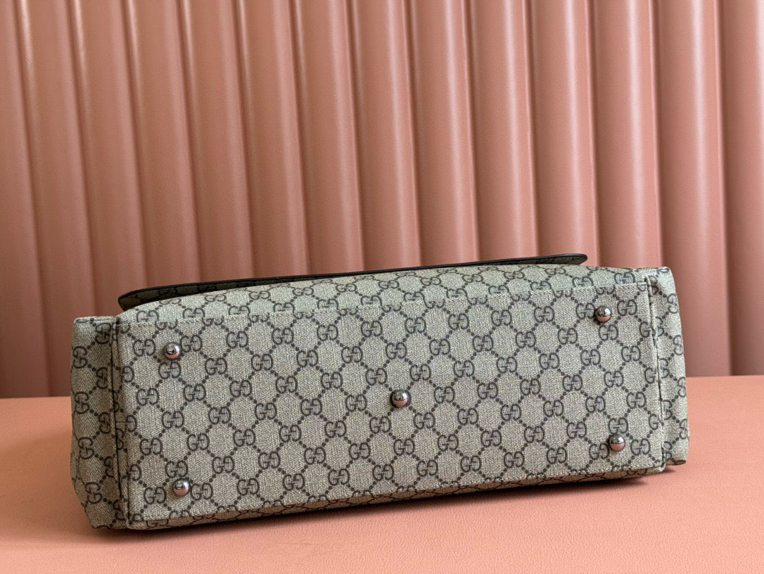 GC Large Changing Bag Beige Ebony Monogram Canvas