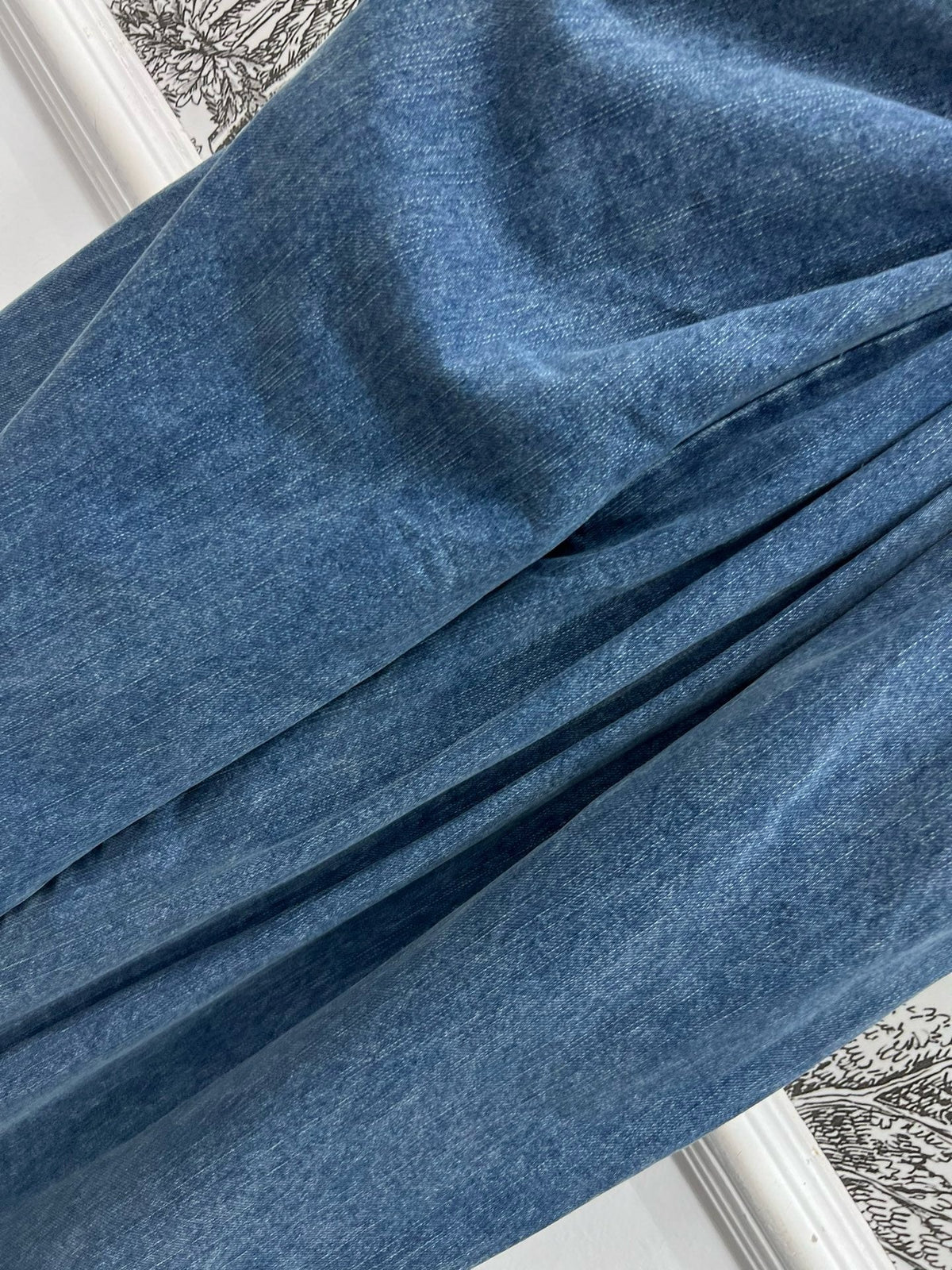 Loewe Draped Jeans Blue Denim