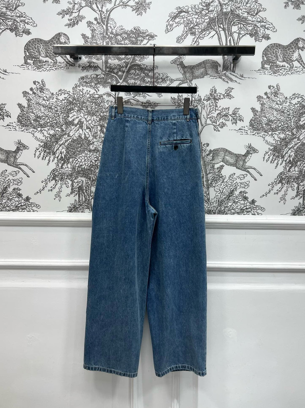 Loewe Draped Jeans Blue Denim