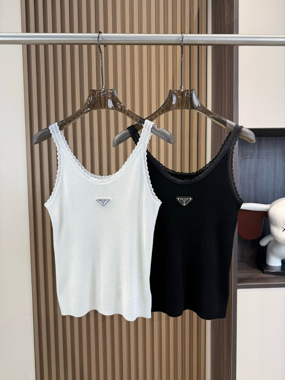Prada Cotton Ribbed Tank Top