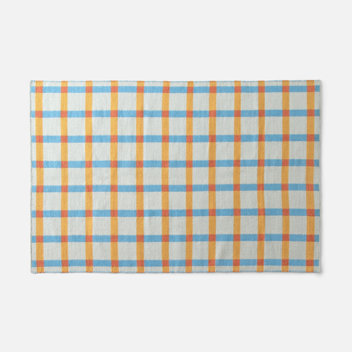 Plaid Wool Rug