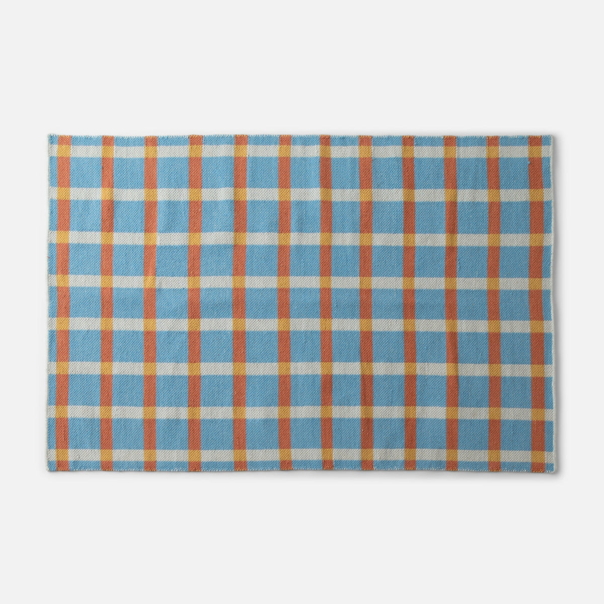 Plaid Wool Rug