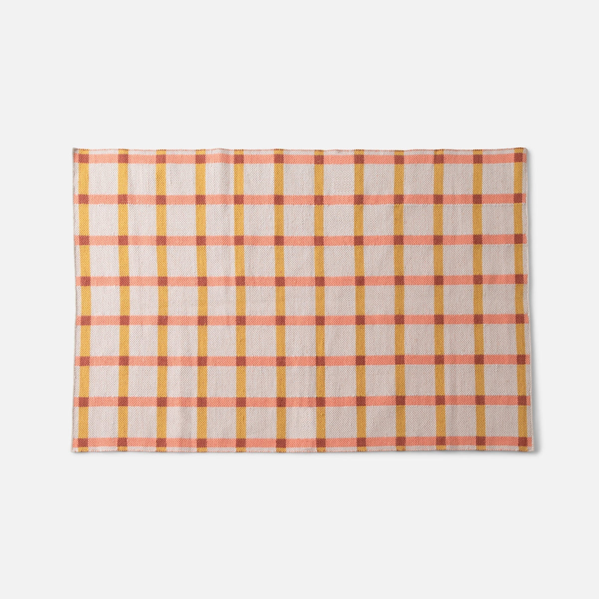 Plaid Wool Rug