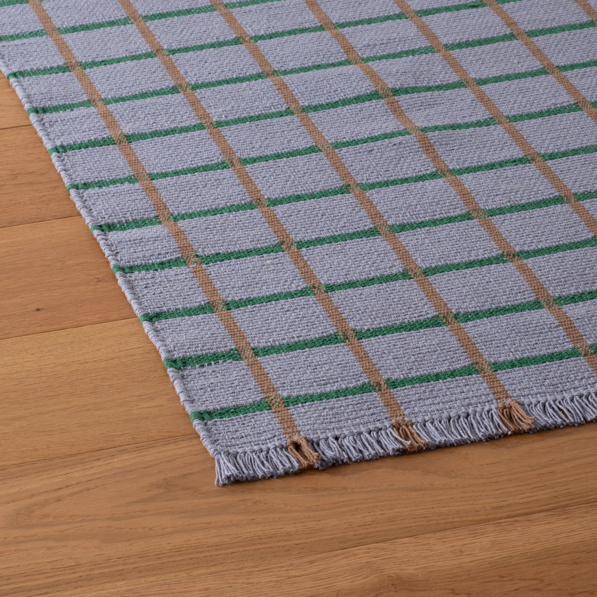 Grid Cotton Rug