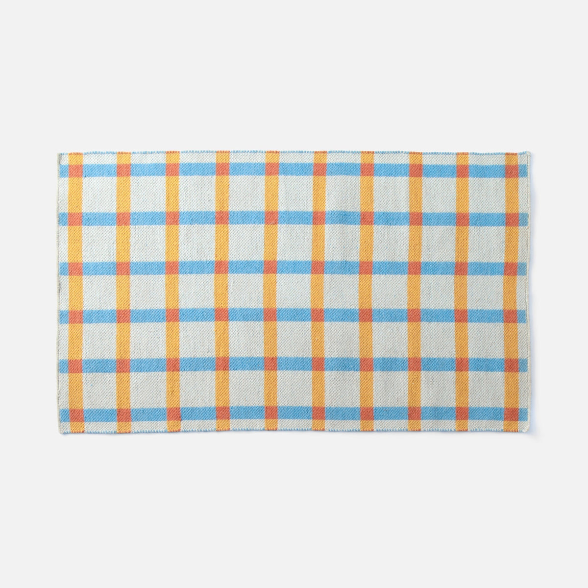 Plaid Wool Rug