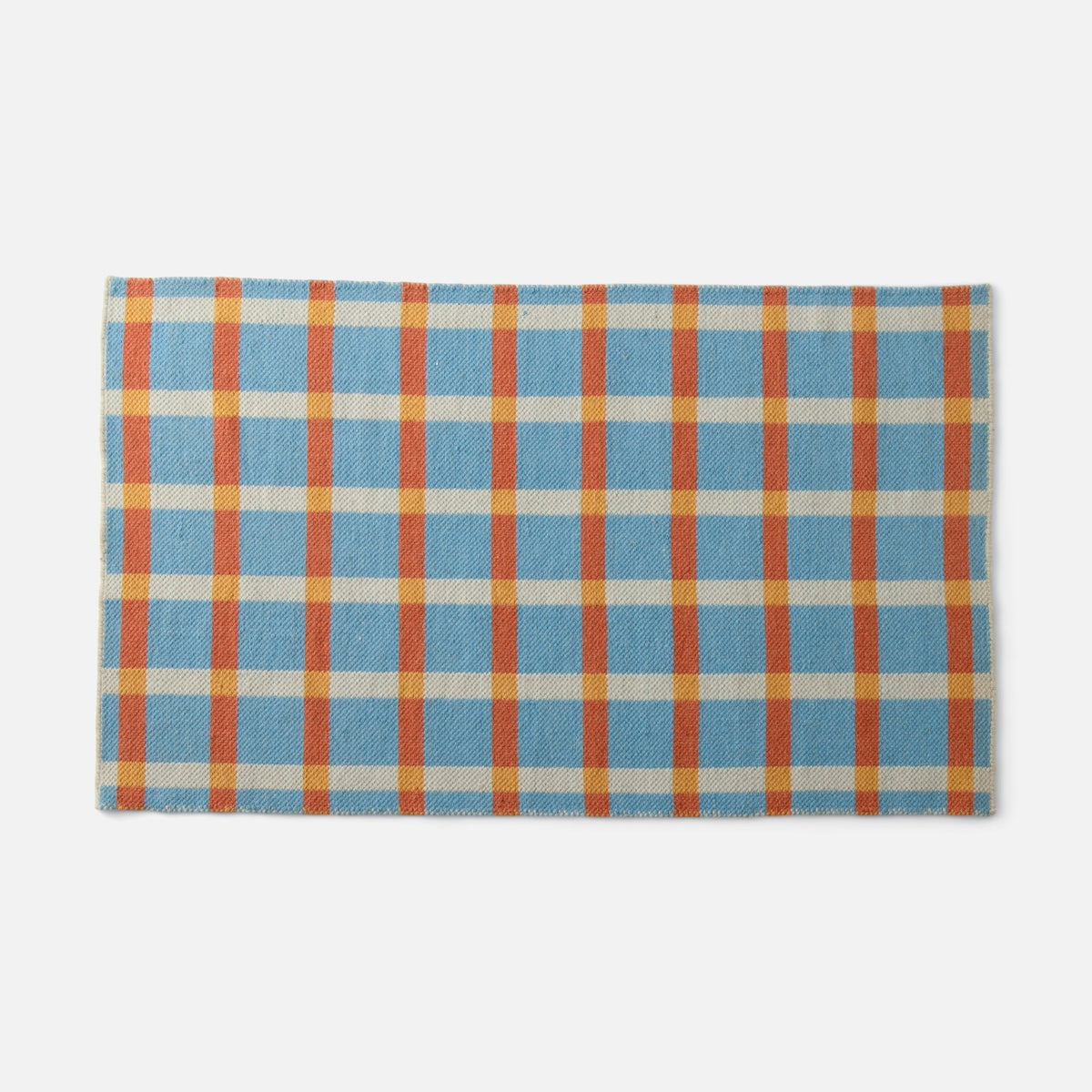 Plaid Wool Rug
