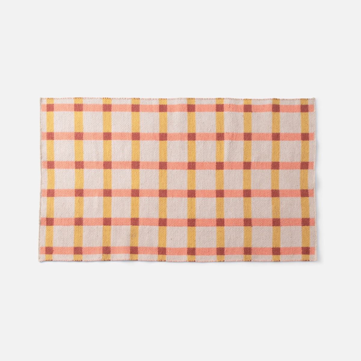 Plaid Wool Rug