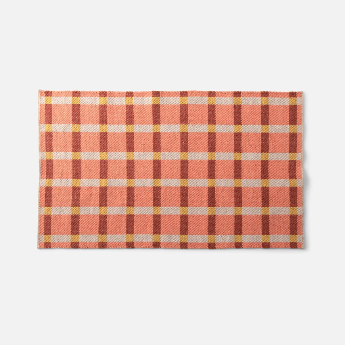 Plaid Wool Rug