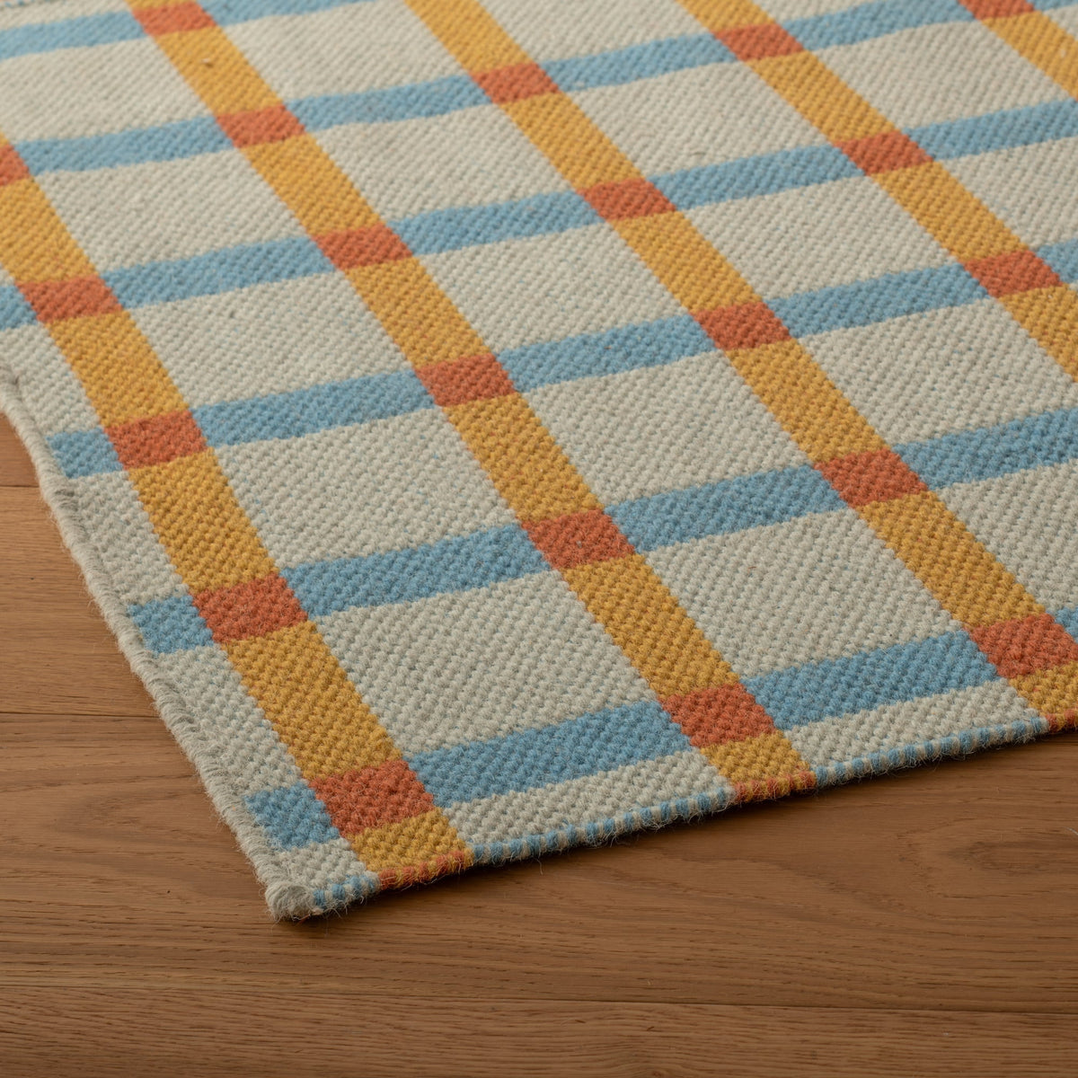 Plaid Wool Rug
