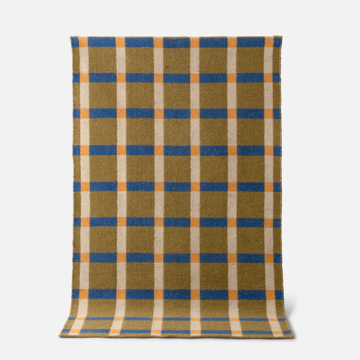 Plaid Wool Rug