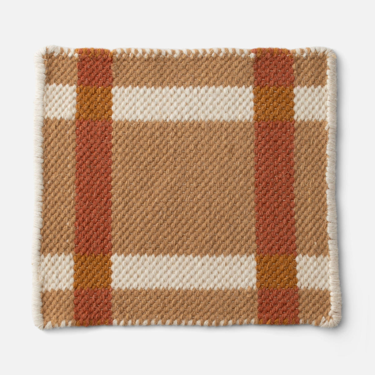 Plaid Wool Rug