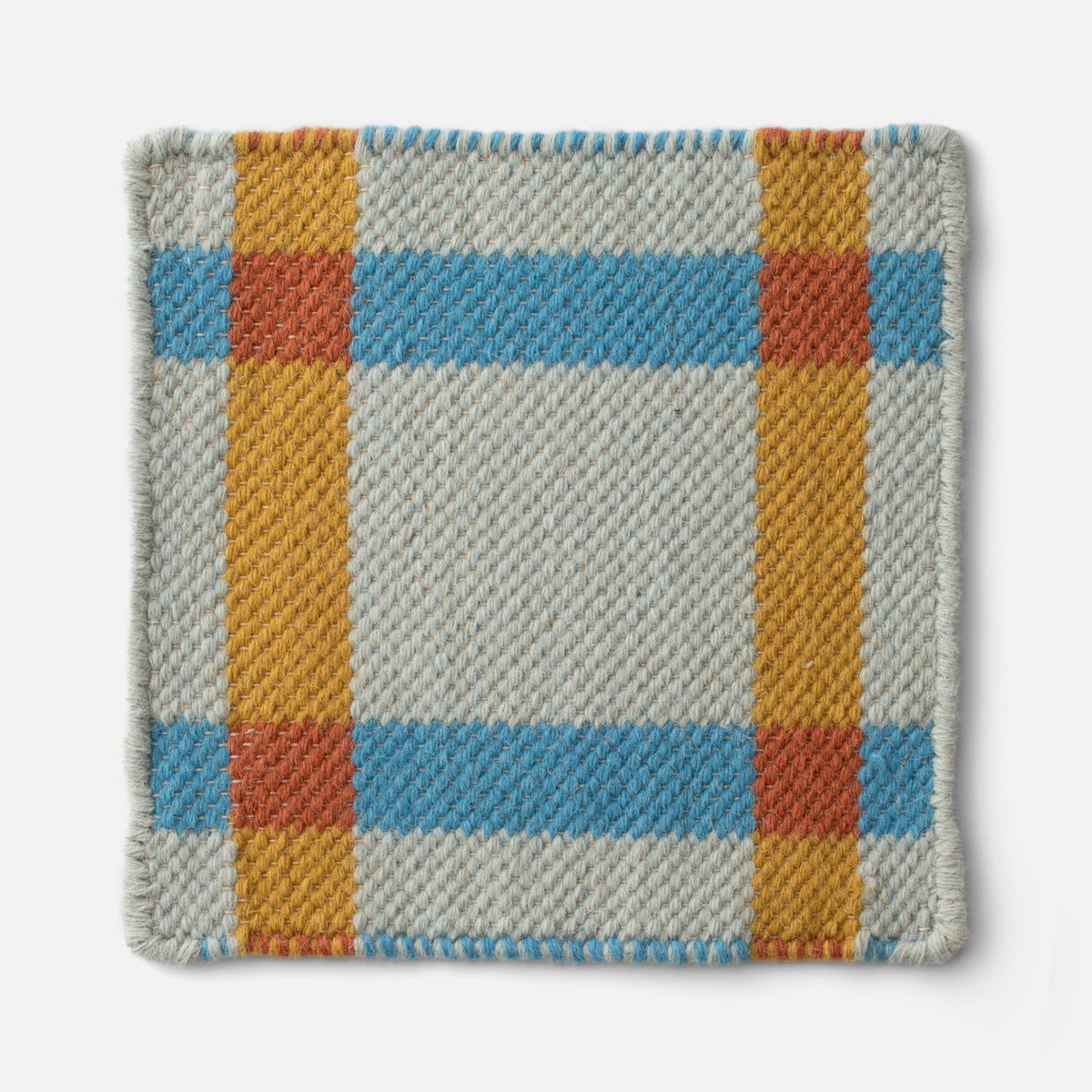 Plaid Wool Rug