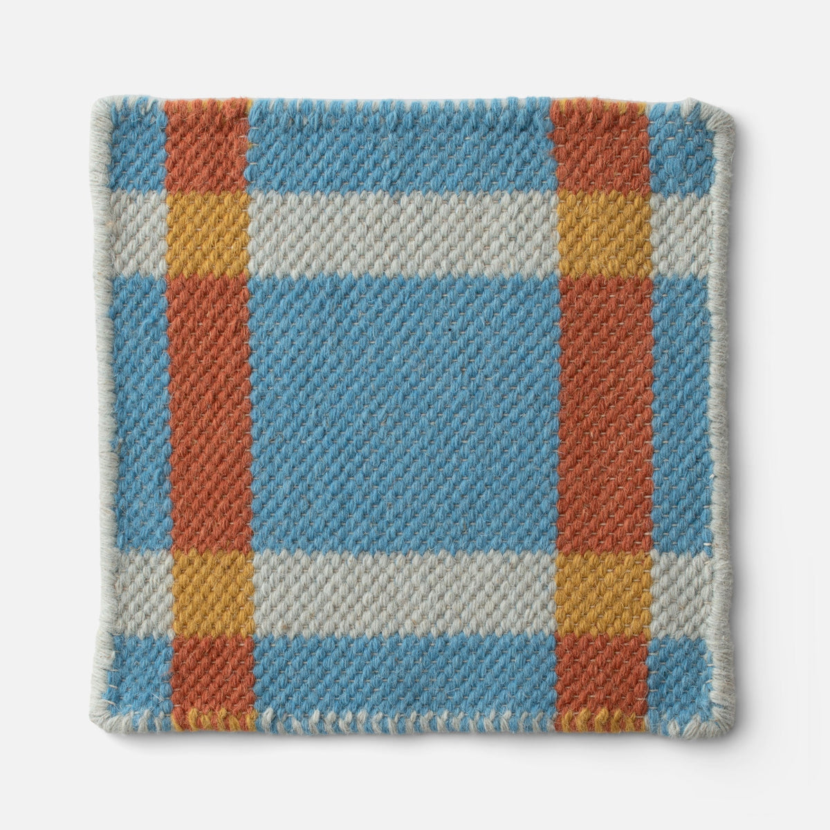 Plaid Wool Rug