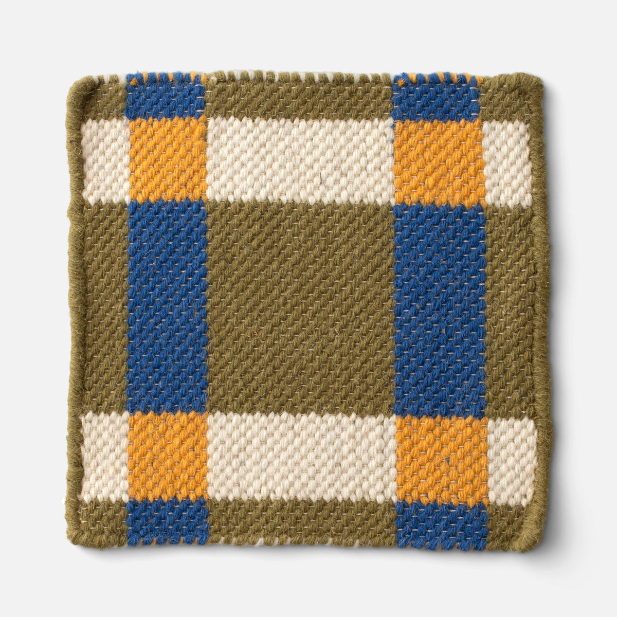 Plaid Wool Rug