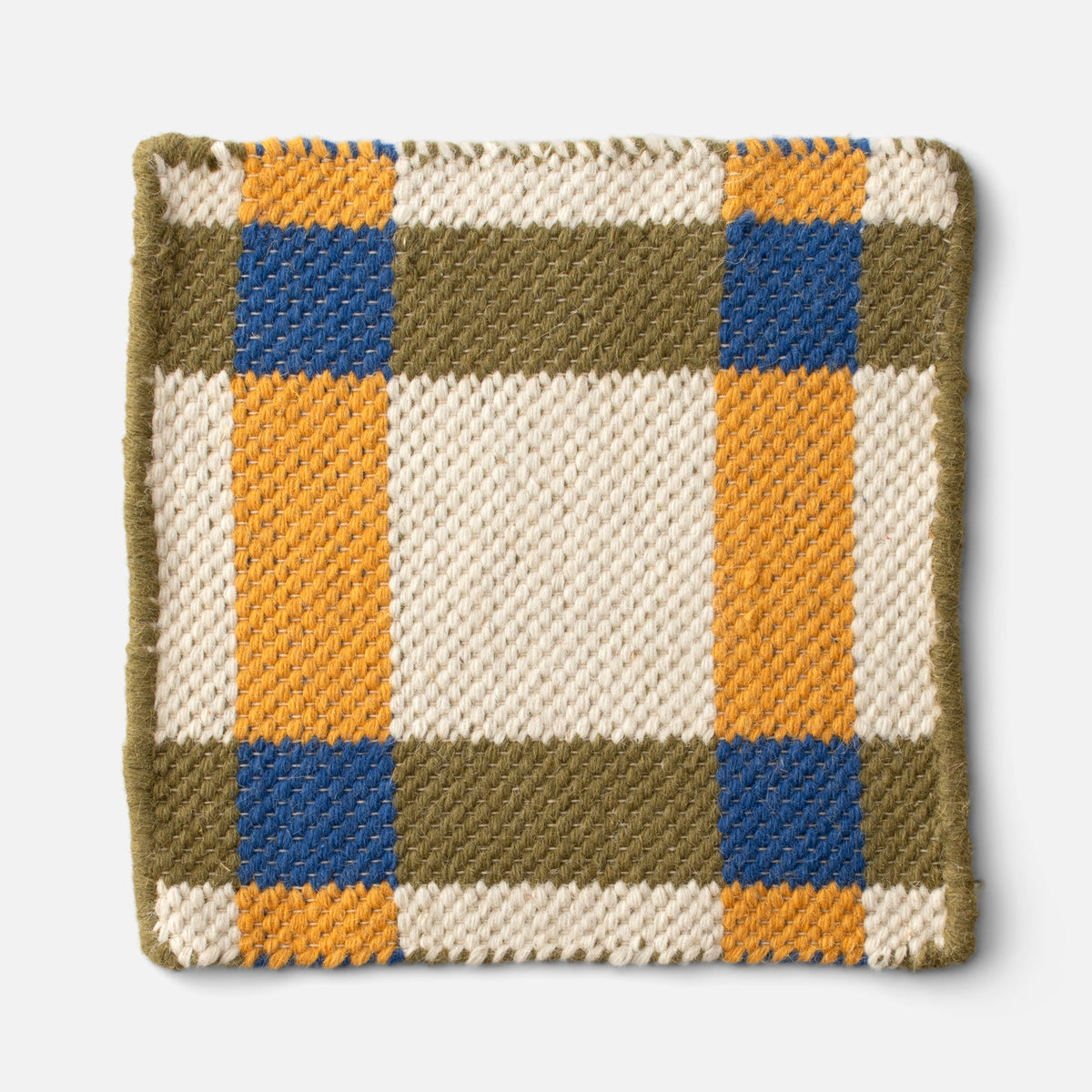 Plaid Wool Rug