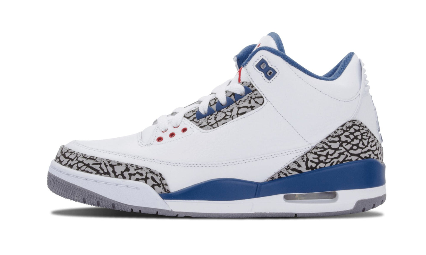 Air Jordan 3 Retro “True Blue” Sneakers - OG Colorway | New Arrival