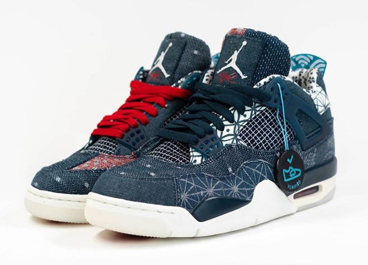 Air Jordan 4 Retro SE Deep Ocean Sneakers - Retro Classic