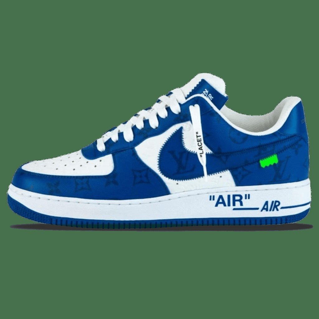 Air Jordan Force 1 Low White Royal Sneakers - Retro Classic
