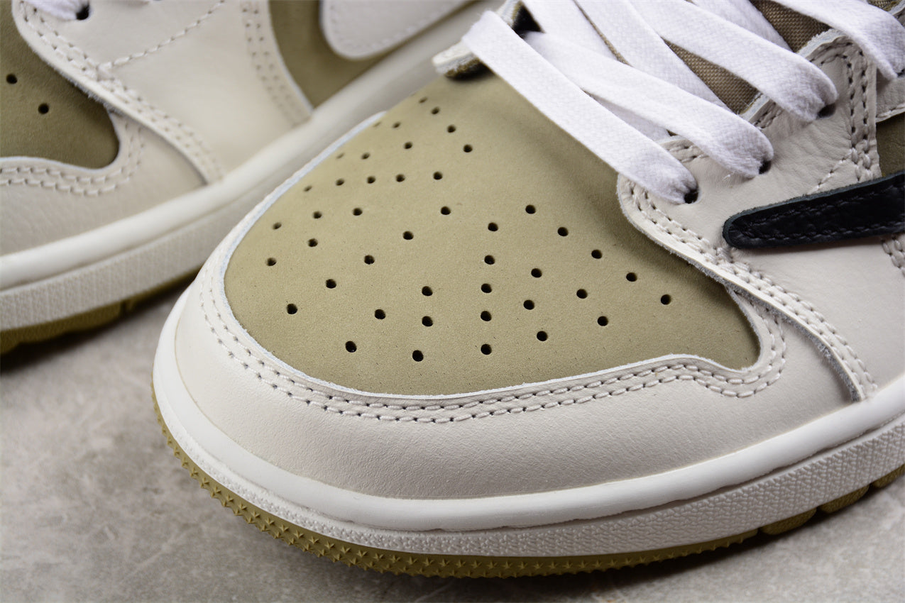 AJ 1 Retro Low Golf Travis Scott Neutral Olive