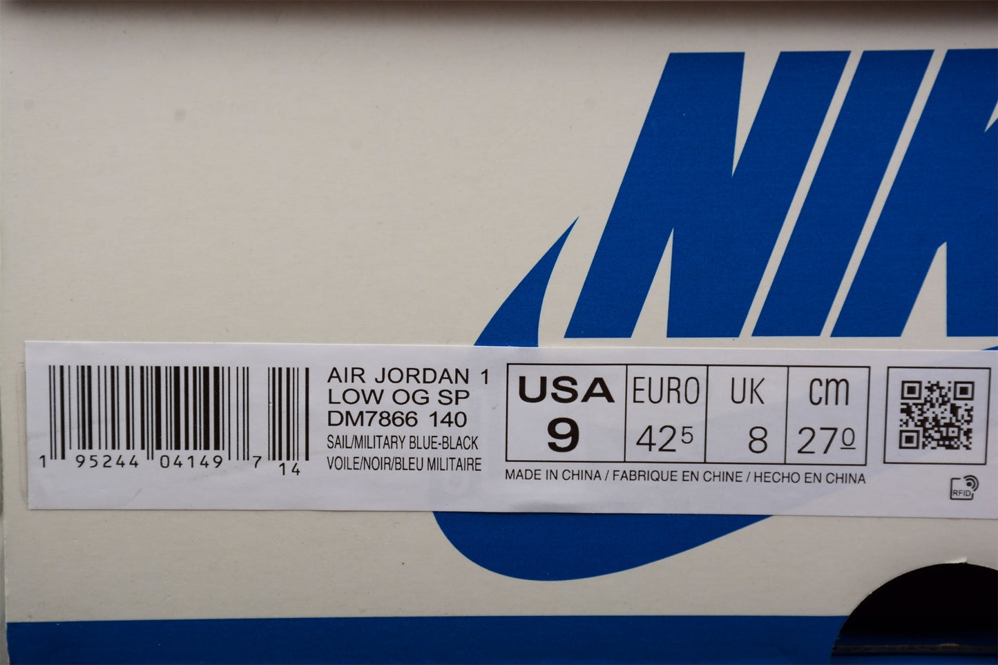 AJ 1 Retro Low OG SP Fragment x Travis Scott