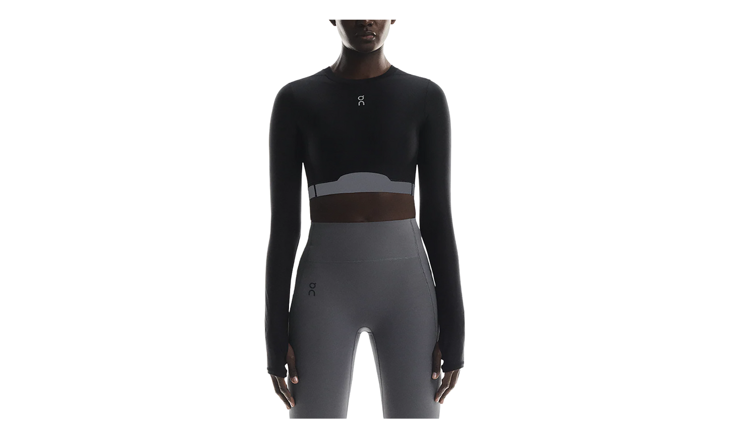Train Long Sleeve Crop WMNS "Black" 1WF10220553