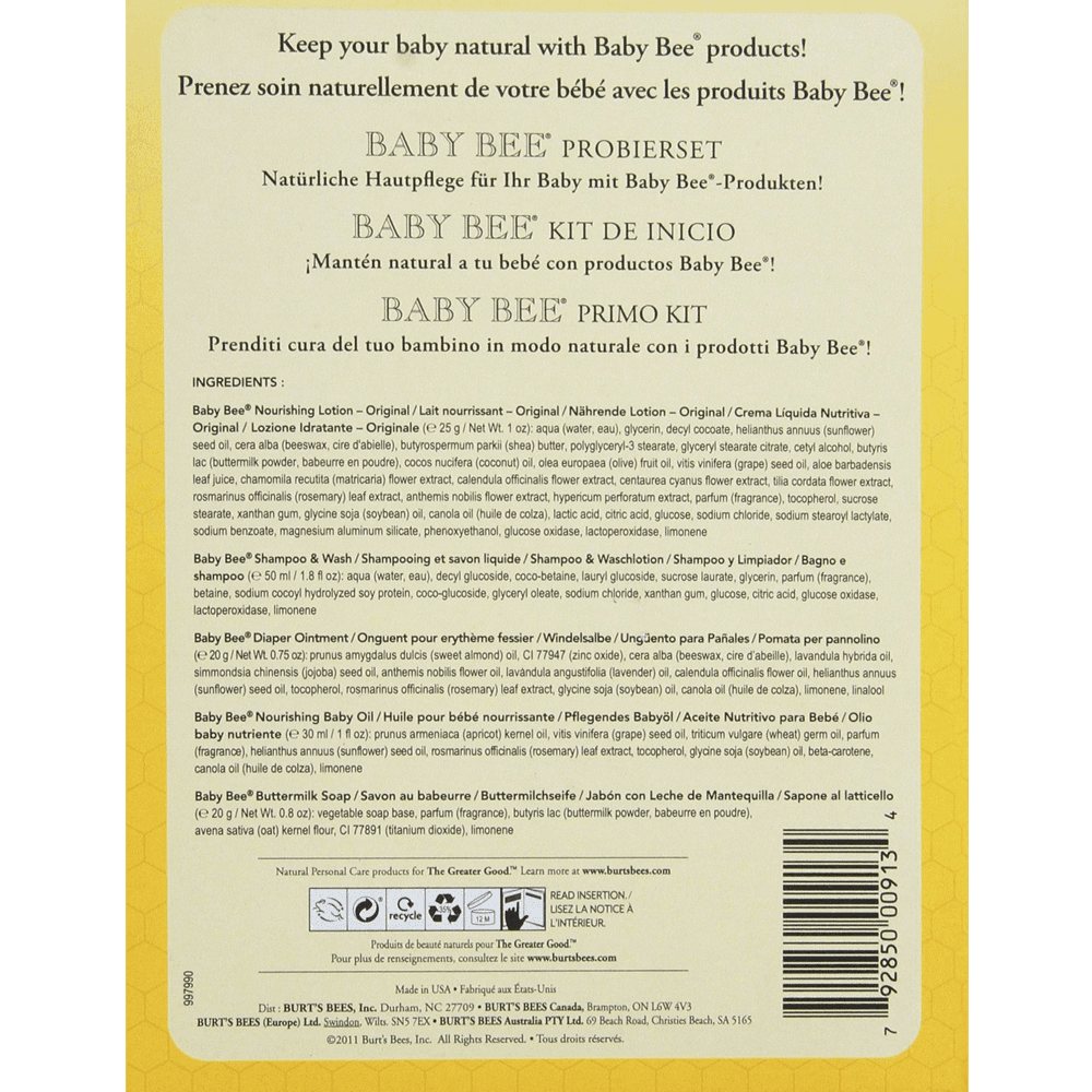Burt's Bees Baby Bee Getting Started Gift Set