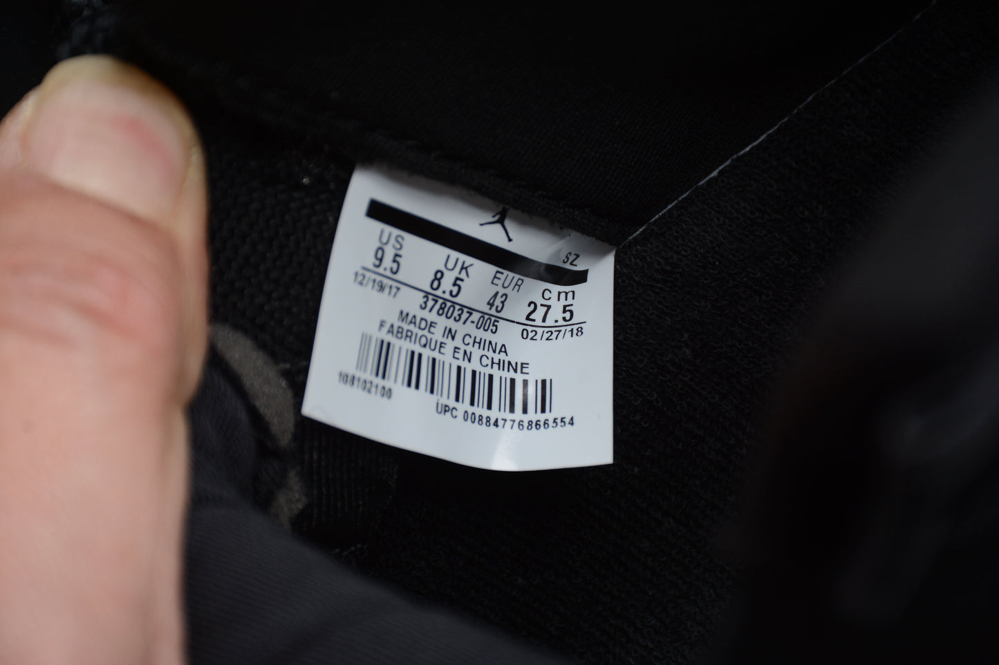 AJ 11 Gamma Black