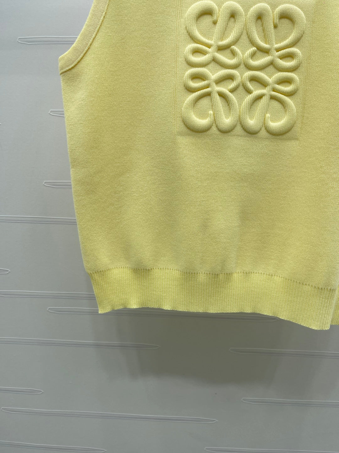 Loew 26 Collared Knit Vest in Wool 387022