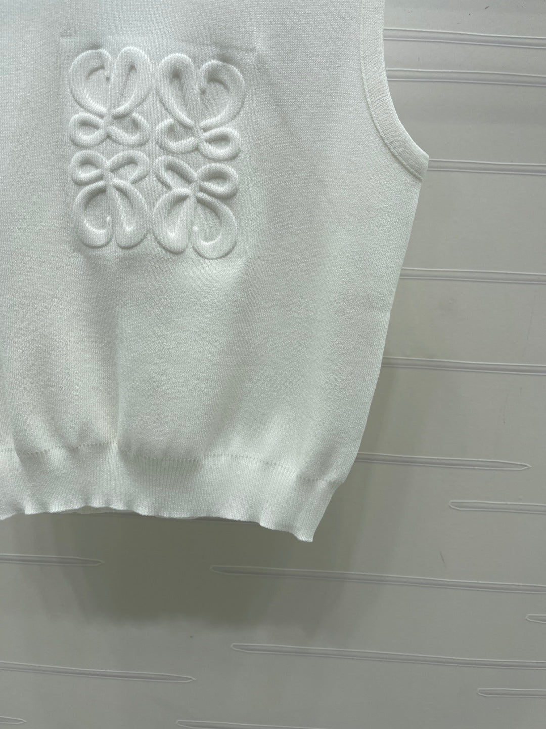 Loew 26 Collared Knit Vest in Wool 387022