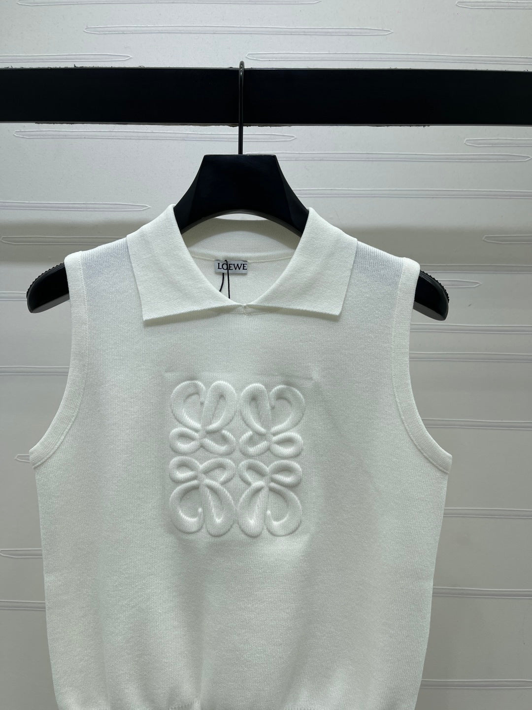 Loew 26 Collared Knit Vest in Wool 387022