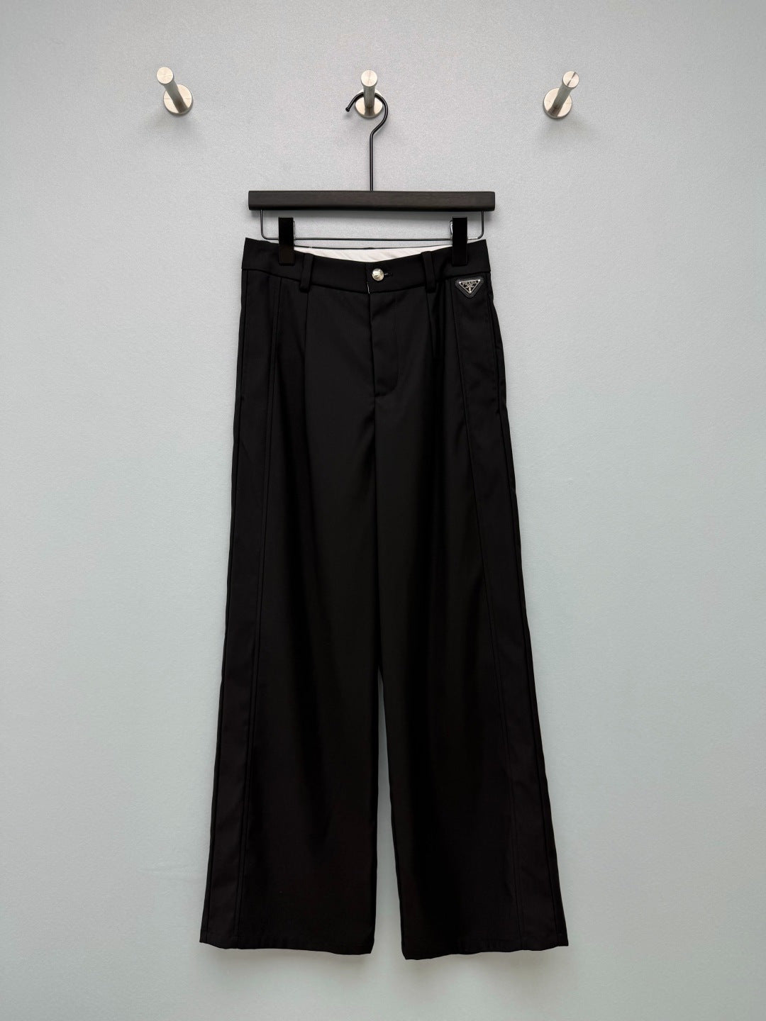 Prada 26s Wide-Leg Suit Trousers 399315