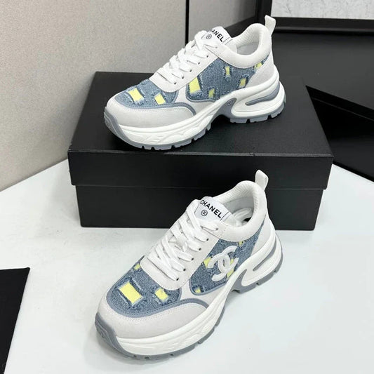 Channel 2026 Casual Sneakers 50mm Demin Suede 894875