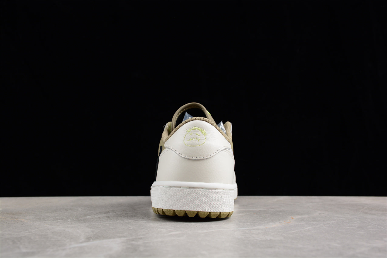 AJ 1 Retro Low Golf Travis Scott Neutral Olive