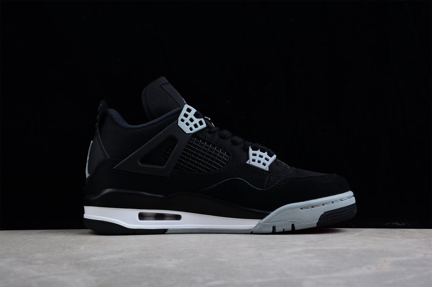 AJ 4 Retro Black Canvas
