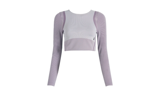 Studio Knit Long-T Crop WMNS "Lilac Cosmos" 1WF10263857
