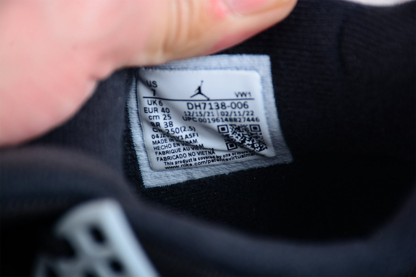 AJ 4 Retro Black Canvas