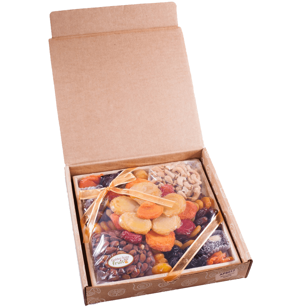 Golden State Fruit Flora Dried Fruit and Nut Gift Tray