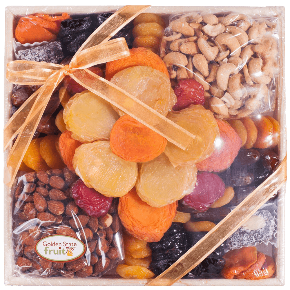 Golden State Fruit Flora Dried Fruit and Nut Gift Tray