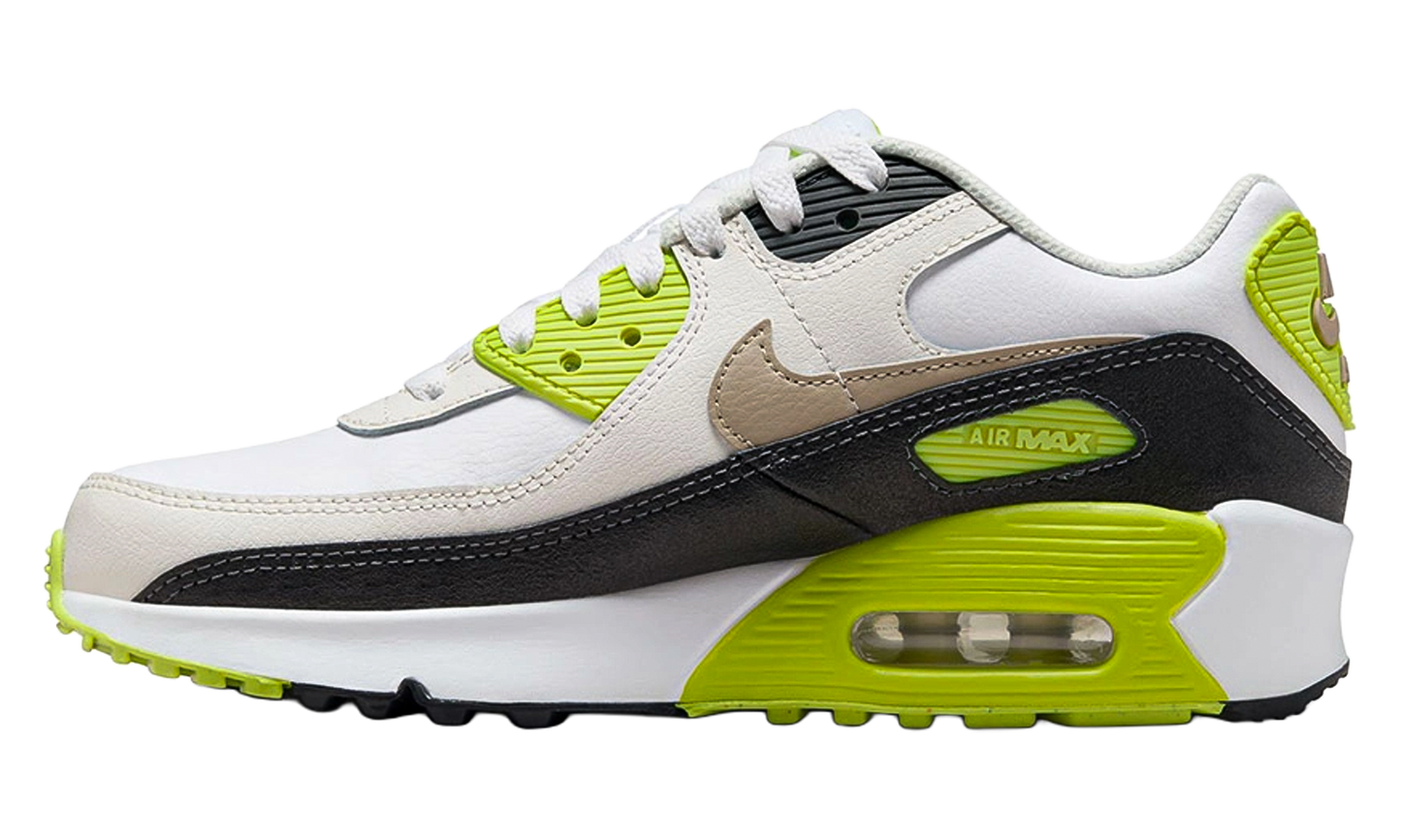 Air Max 90 GS "White Cyber Dark Smoke Grey Khaki" HF6358 103