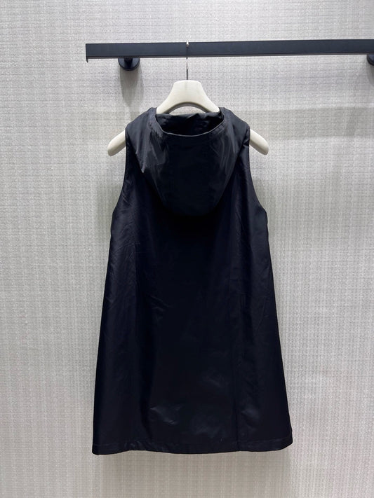 Prada 2026 Vest Dress Black Polyamide 399121