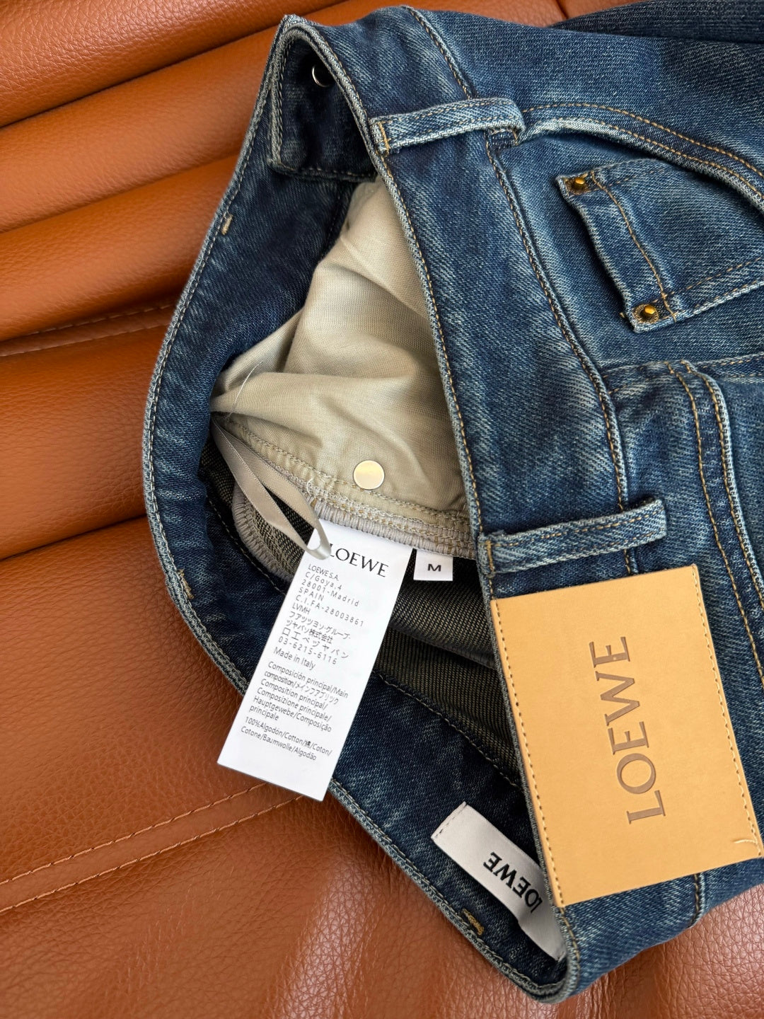 Loewe 26s Straight Leg Jeans Dusty Blue Denim 420918