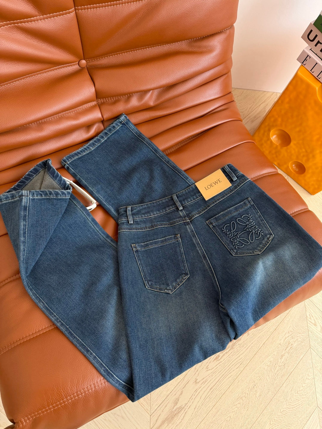 Loewe 26s Straight Leg Jeans Dusty Blue Denim 420918
