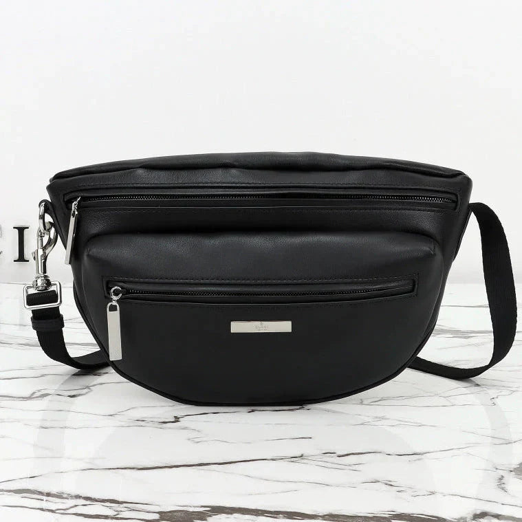 Gucci 2026 Tag Crossbody Bag 30cm Canvas And Calfskin